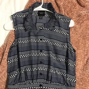 Alice Ritter Peplum Top. Size M.